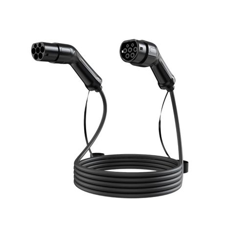 Кабель TPU для ЭЗС с коннекторами Type2 в розетку и GBT автомобиль, длина 5 м, 400 В, 22 кВт, 32 А - 4512020470010 Delta