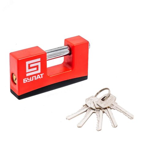 Замок навесной Булат ВС 1-К85 ПЛ всепогодный 5кл. d=12мм - 13639 ПТК