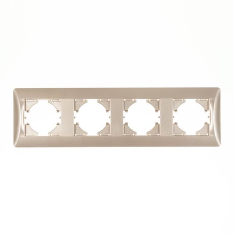 Рамка 4-местн. Ugra шампань GUSI С1140-027