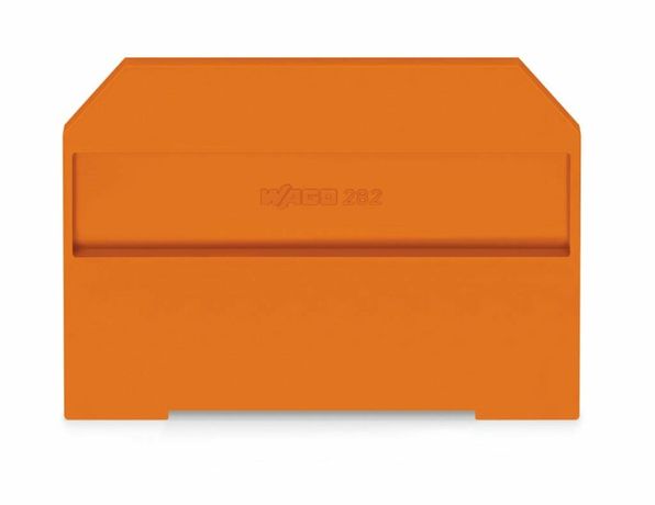 Пластина торцевая и промежуточная 4мм 62мм оранж (1уп=25шт) - 282-312 Wago