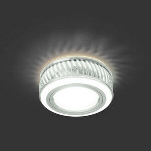 Светильник светодиодный Backlight BL086 GU5.3 3Вт 3000К круглый бел./бел. Gauss