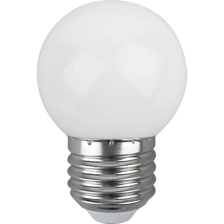 Лампа светодиодная для Белт-Лайт диод. шар, бел., 4SMD, 1W, E27 ERAW45-E27 ЭРА LED Р45-1W-E27 - Б0049577