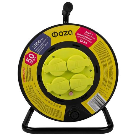 Удлинитель CRW-04-5000 (Катушка, 4 х 50) IP44, заземл. | .5063877 ФАZA ФАЗА