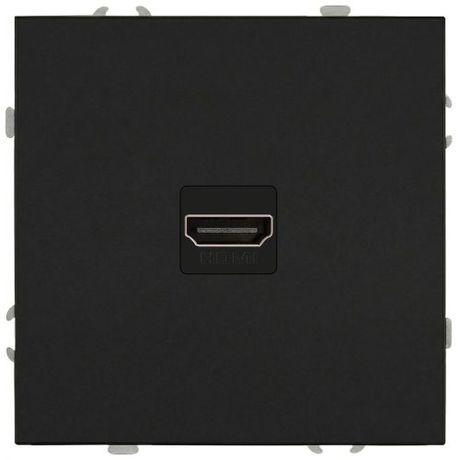 Розетка HDMI СП 16А IP20 250В Galaxy антрацит MC Б0070798 MC арт. Б0070798