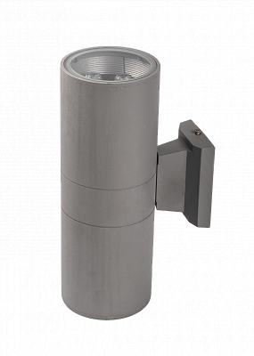 Светильник светодиодный архитектурный PWL-300110/30D 2х9Вт 3000К GR IP65 фасадный исполнение двухсторон. сер. Pro JazzWay 5033146B