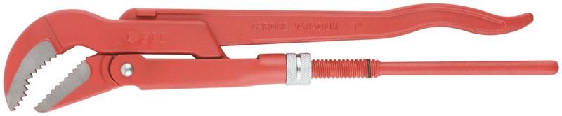 Ключ трубный газовый CrV Профи 45гр (тип V) 1дюйм FIT 70410 РОС