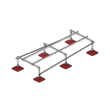 Конструкция опорная для установки оборудования TECHNORAPTOR FOOT 1200х3000 тип 1 KM-TR-F-SSEI-1200-3000-1 КМ TR0016 КМ-Профиль
