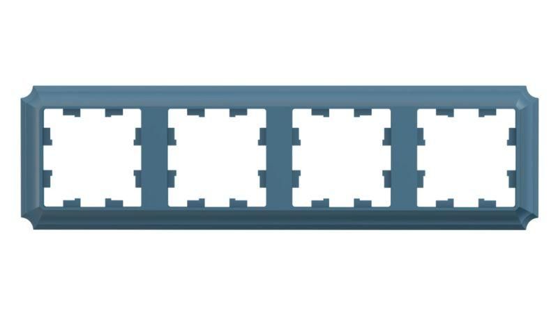 Рамка 4-м AtlasDesign Antique универс. изумруд. SE ATN100804 APC