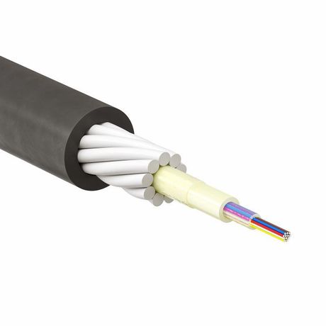 Кабель волоконно-оптический центральный модуль бронир. пластиковыми прутками для прокладки в грунт нг(А)-HF 24 ОВ категория OM2 (G.651.1) диэлектрический 8кН DKC RNPW8UT2C2401 ДКС