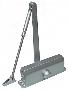 Доводчик двери c тягой EN 2, 30 - 45 кг, 850 мм, двухскоростной, SL алюм ST-DC002-SL Smartec smkd0166