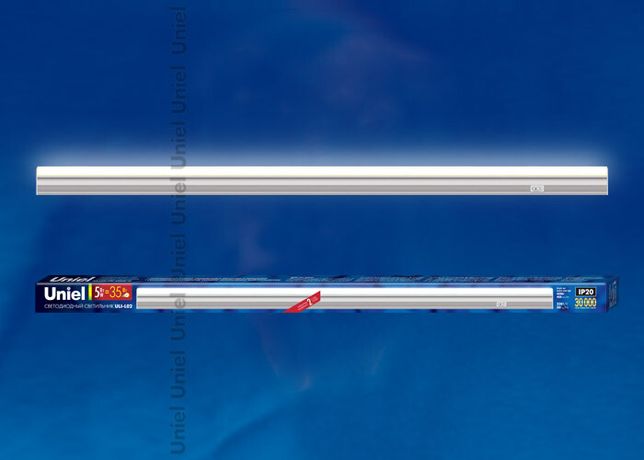 Светильник светодиодный линейный T5 c выключателем ULI-L02-5W-4200K-SL 5Вт 400Lm 4200К | 08992 Uniel