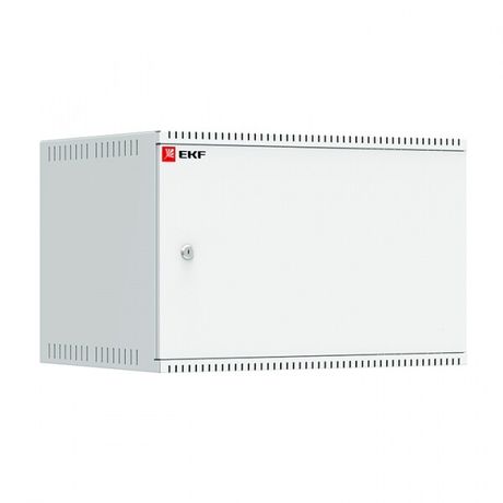 Шкаф телекоммуникационный настенный 6U (600х450) дверь металл, Astra A серия EKF Basic | ITB6M450