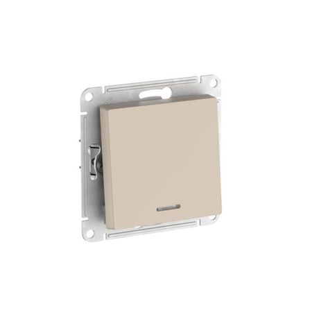 Переключатель 1-кл. AtlasDesign (сх. 6а) 10AX с подсветкой быстрозажим. клем. механизм песочн. SE ATN001263S APC