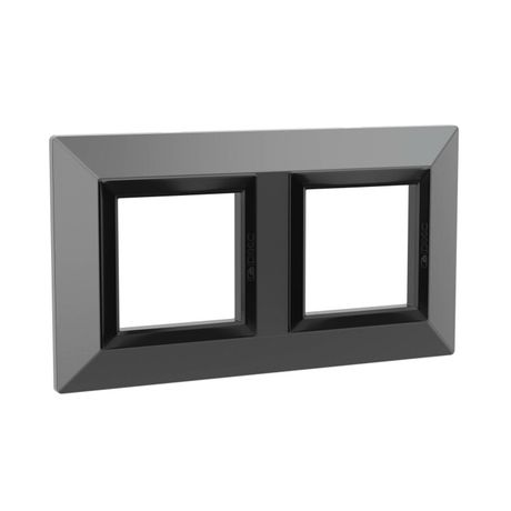 Рамка из металла, "Avanti", темно-серый, 4 модуля | 4403854 DKC ДКС