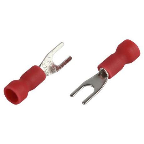 Наконечник вилочный ЭРА NO-225-28 НВИ 1.5-3 с изолированным фланцем (упаковка 10 шт.) | Б0063319