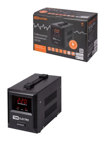 Стабилизатор напряжения БСР1-0,5 кВА электронный переносной | SQ1201-0031 TDM