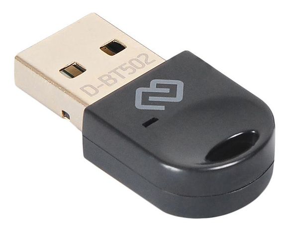 Адаптер USB D-BT502 Bluetooth 5.0+EDR class 1.5 20м черн. Digma 1431084