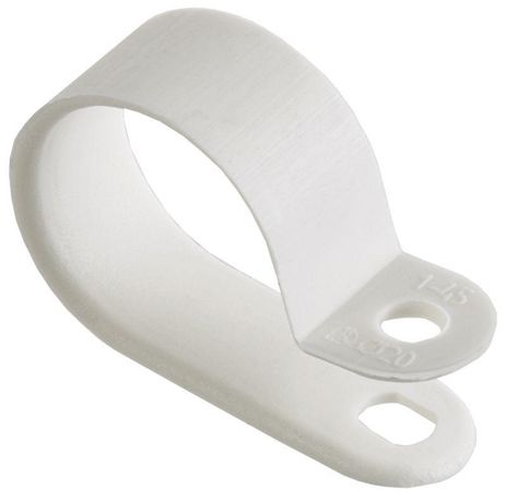 Скоба крепежная 20мм нейлоновая белая (50шт) | USK11-20-050-K01 IEK