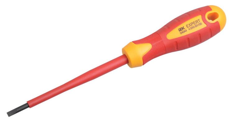 Отвертка крестовая Expert Pz1х80мм 1000В | TSC-2PZ-180 IEK