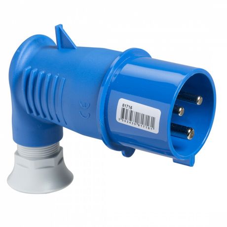 Вилка кабельная угловая 16А 2PE 200-250В винт. IP44 SchE 81704 Schneider Electric