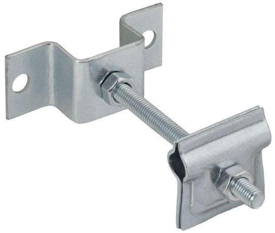 Держатель-зажим соединительный проводника круглого 6-10мм опорный L=100мм оцинкованная сталь HDZ IEK - ZHC81-14-1-10-100