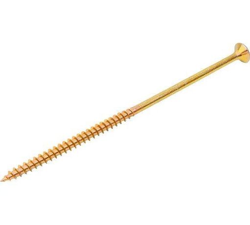 Саморез универсальный острый с потайной головкой 6х70 желтый (100шт/уп) | PR08.8468 Промрукав Строитель