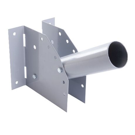 Кронштейн настенный с переменным углом наклона диаметр трубы 60мм серый для уличного светильника - ДС-1-60 FERON 41429