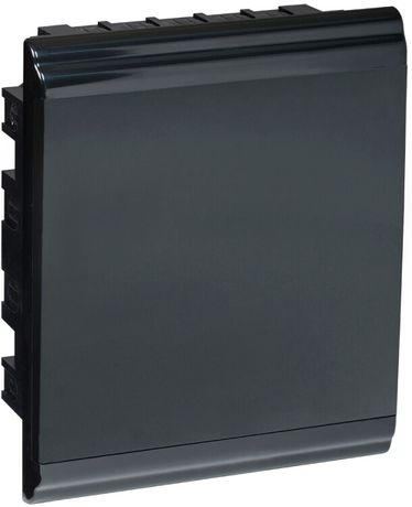 Корпус модульный пластиковый встраиваемый ЩРВ-П-24 PRIME черный IP41 | MKP13-V-01-24-41-K02 IEK