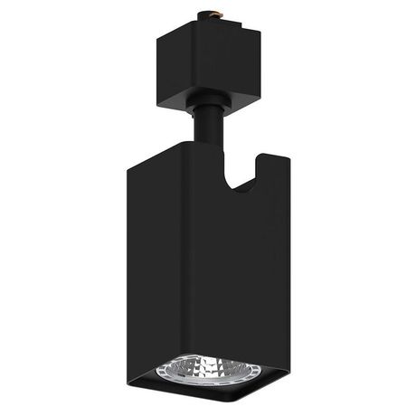Светильник трековый под лампу GU10 в стальном корпусе, черный AL144 | 51321 FERON