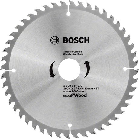 Пильный диск ECO WO 190x30-48T - 2608644377 BOSCH