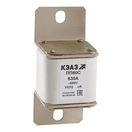 Предохранитель ПП60С-39У0-630А-УХЛ3 | 111256 КЭАЗ