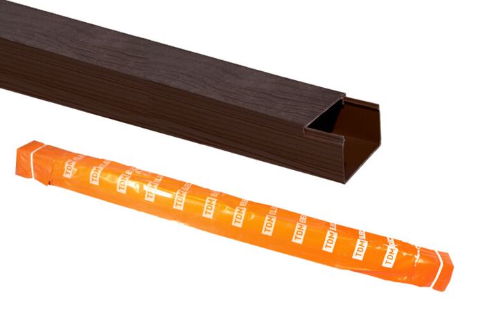 Кабель-канал 40х25 (40м) "ЭКО" 3D (бук) | SQ0402-0408 TDM