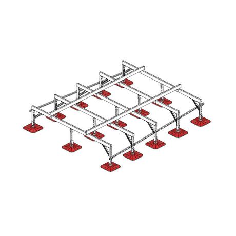 Конструкция опорная для установки оборудования TECHNORAPTOR FOOT 2500х3000 тип 3 KM-TR-F-SSEI-2500-3000-3 КМ TR0051 КМ-Профиль