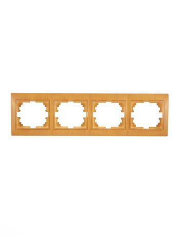 Рамка 4-м Mira горизонт. ольха LEZARD 701-0701-149