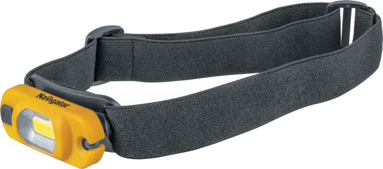 Фонарь аккумуляторный налобный 14 485 NPT-H19-ACCU 1COB LED 1Вт 4 режима аккум. Li-pol 0.25 А.ч NAVIGATOR 14485 23025