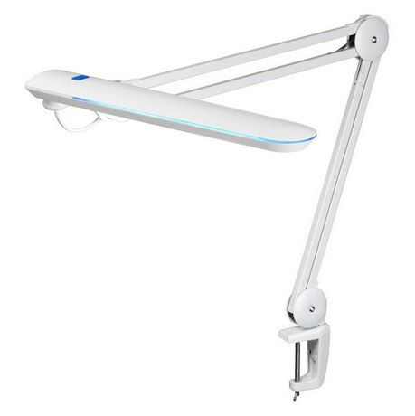 Настольная бестеневая лампа на струбцине , 60 LED, Blue Stream, белая | 31-0407 REXANT MEET