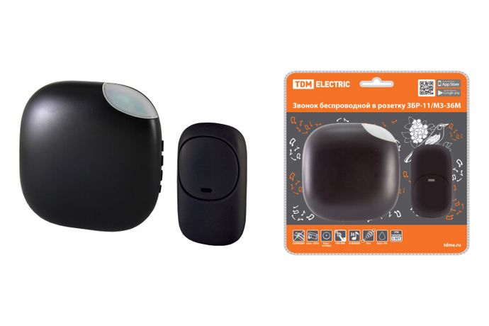 Звонок ЗБР-11/М3-36М (беспр., роз., мн.код.) | SQ1901-0042 TDM