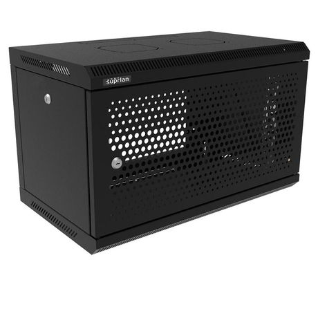 Шкаф телекоммуникационный настенный ТВС-6U-600-350-ПР-9005 SUPRLAN 05-2062-B Net.on