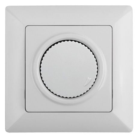 Светорегулятор поворотный СП Solo 4-401-01 600Вт 230В IP20 бел. Intro Б0053959 ЭРА