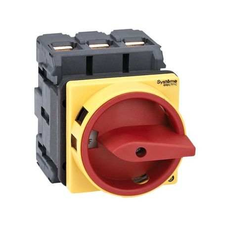 КРАСНОЙ РУКОЯТКОЙ НА ДВЕРЦУ 4 ВИНТАМИ - MSD80310R ВЫКЛЮЧАТЕЛЬ-РАЗЪЕДИНИТЕЛЬ 3P 80A С APC