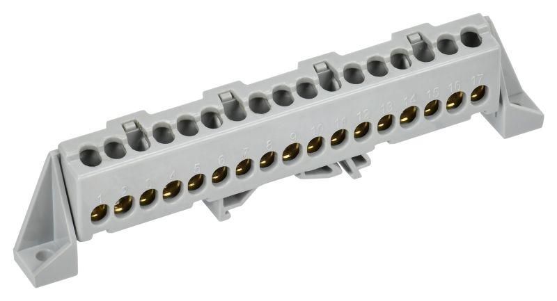 Шина L "фаза" в комб. изол. "Стойка" 6х9-15-Ср TEKFOR IEK TF-NN10-15-DP-K03