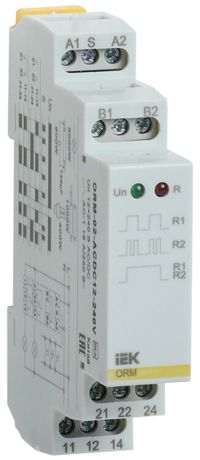 Импульсное реле ORM. 2 конт. 12-240 В AC/DC | ORM-02-ACDC12-240V IEK