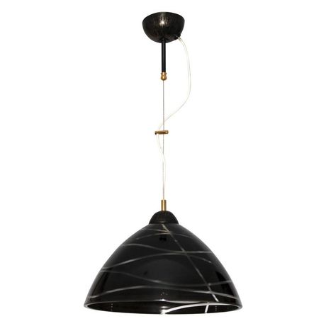 Светильник "Лиана" 219 (Плафон 00486) НСБ 01-60-103 Е27 ИУ черн./зол. Элетех 1005404841