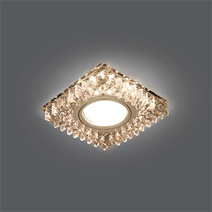 Светильник встраиваемый ДВО под лампу 2700К IP20 d95х35 мм монт d65 Backlight - BL029 Gauss