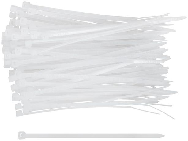 Хомут для проводов 2.5х100мм нейлон. (уп.100шт) MOS 60242М