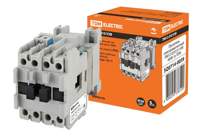 Пускатель электромагнитный ПМ12-010151 У3В 400В 1р | SQ0714-0039 TDM