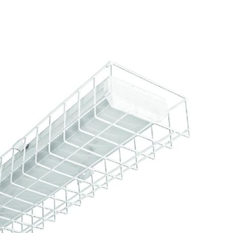 Светильник люминесцентный ЛПО01-2х28-012 Спорт IP20, 1290х190х80 мм, ЭПРА, решетка сталь Матовый рассеиватель - 11228513-03 Ксенон