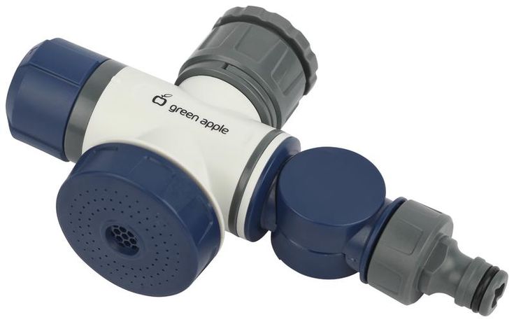 Распределитель потоков двухпутевой GARP-02 (кран+штуцер) Green Apple Б0057556 ЭРА