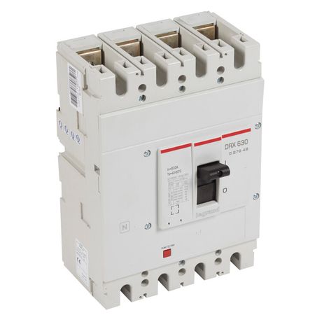 Выключатель автоматический DRX630 термомагнитный 500A 4П 50кА в литом корпусе - 27248 Legrand