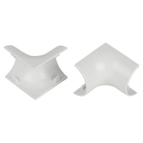 Внутренний угол IC-KK-30-13-FW для полукруглого кабель-канала белый 30х13мм 2шт/комплект | Б0064896 ЭРА